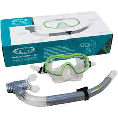 TWF Kids Mask & Snorkel Set - Silver