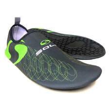 Chaussures De Plage Légères Sola Active Soles - Graphite Lime