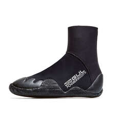 Gul Junior Power Boots - 5mm Wetsuit Boots - Black/Grey - BO1264-B8