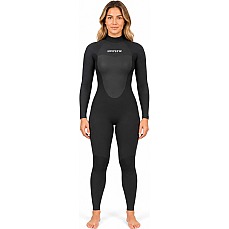 Mystic Womens Star 5/3Mm Back-Zip Fullsuit Neoprenanzug - Schwarz Mystic Womens Star 5/3Mm Back-Zip Fullsuit Neoprenanzug - Schwarz