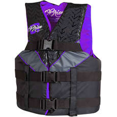Obrien Ladies 3 Buckle Wake / Ski Vest / Buoyancy Aid  - Violet 2172412