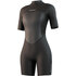 Mystic Womens Brand 3/2mm Back-Zip Shortty Wetsuit - Black 250064