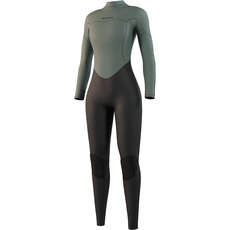 Mystic Damen Star 3/2Mm Back-Zip Fullsuit Neoprenanzug - Dunkeloliv 250054