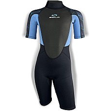 Sola Junior Storm 3/2Mm Shorty Neoprenanzug - Blue Steel Sola Junior Storm 3/2Mm Shorty Neoprenanzug - Blue Steel
