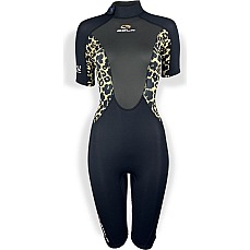 Sola Damen Ignite 3/2Mm Shorty Neoprenanzug - Jaguar Sola Damen Ignite 3/2Mm Shorty Neoprenanzug - Jaguar