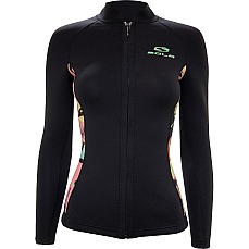 Sola Damen-Neoprenjacke Ignite - Sommerblumenmuster Sola Damen-Neoprenjacke Ignite - Sommerblumenmuster