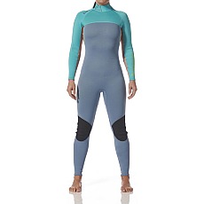 Typhoon Damen Essential 3/2 Mm Neoprenanzug Mit Rückenreißverschluss - Azurblau/Nimbus Typhoon Damen Essential 3/2 Mm Neoprenanzug Mit Rückenreißverschluss - Azurblau/Nimbus