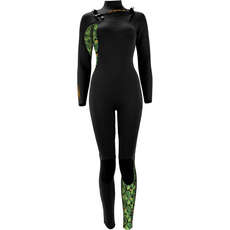 Sola Womens H2O 3/2mm Back-Zip Wetsuit - Paradise