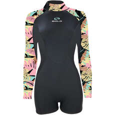 Sola Womens Ignite 3/2mm Springsuit Wetsuit - Summer Floral A1725