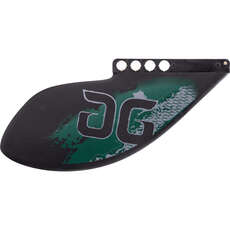 Aquaglide Blackfoot Press Fit Replacement Kayak Fin - Black/Green