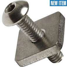 Global Surfboard Fin Plate &Amp; Screw Global Surfboard Fin Plate &Amp; Screw