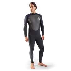 Traje De Neopreno Gul G-Force 3/2 Mm Con Cremallera Trasera - Negro/azul Marino