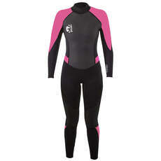 Gul Junior Girls G-Force 3mm Fullsuit Wetsuit  - Black/Pink