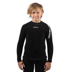 Gul Junior Evotherm Thermal Long Sleeve Top - Black
