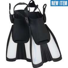 Ocean Blue Avance-Pro Kurze Schnorchel-/Schwimmflossen - Schwarz Ocean Blue Avance-Pro Kurze Schnorchel-/Schwimmflossen - Schwarz