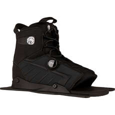 Radar Vector BOA Front Feather Frame Waterski Boot - Blackout 2025