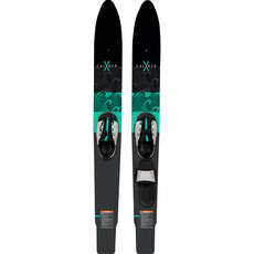 Radar X-Caliber Combo Water Skis with Cruise Binding - Black 2025