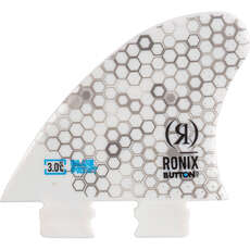 Ronix Wakesurfer-Flossen – Button Tech Finne – Schwimmendes Blueprint-Fiberglas