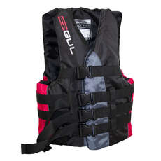 Gul Impact Vest Schwimmhilfe - Schwarz / Rot - Sk7102-B4