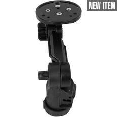 Yak Attack Rundsockel-Fischfinderhalterung Mit Schienenmontierter Locknload-Halterung Yak Attack Rundsockel-Fischfinderhalterung Mit Schienenmontierter Locknload-Halterung