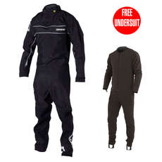 Mystic Force Kitesurfing Drysuit - Negro Mystic Force Kitesurfing Drysuit - Negro