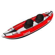 Z-Pro Tango 2 Kayak Inflable Rojo - Kayak Para 1 O 2 Personas
